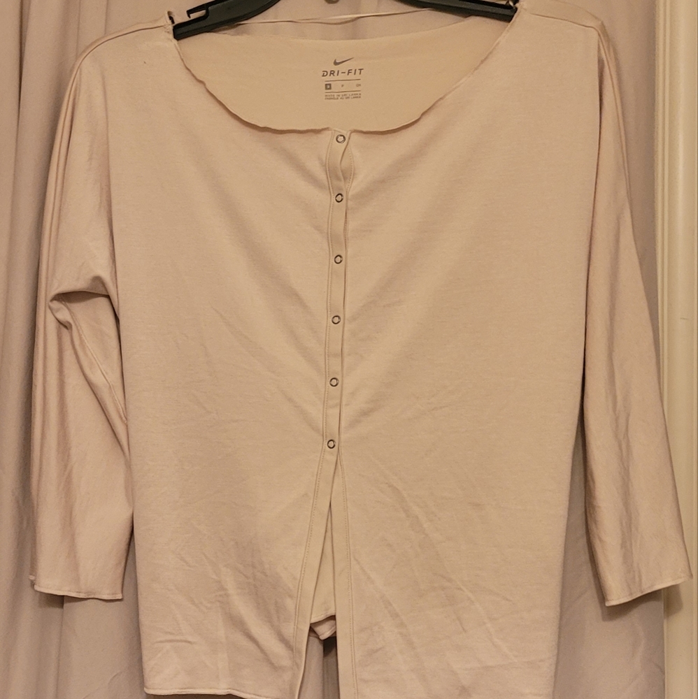 Nike Yoga Button Top